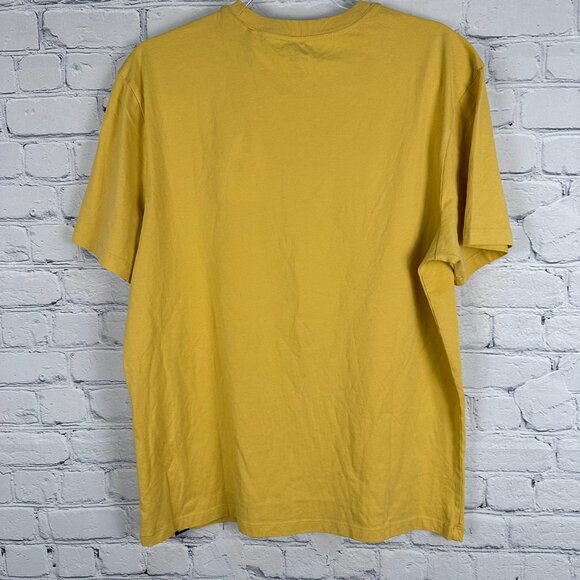 prAna Men's Everyday Organic Cotton Short Sleeve Tee Shirt, Size Medium, Pollen - Picture 7 of 13